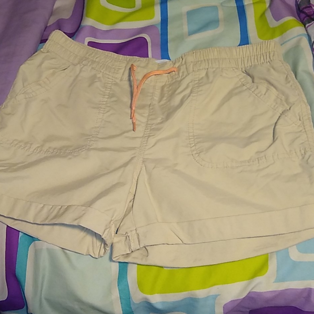 Khaki shorts that are not khaki material